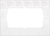 Рамка для двойной розетки Werkel WL05-Frame-01-DBL-white Flock (белый)