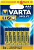Батарейка Varta Longlife LR03 BP2 (4+2)(6/60) 04103101426