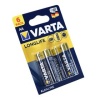 Батарейка Varta Longlife LR06 BP4 (4/72) 04106113414