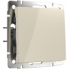 Выключатель 1-клавишный WL03-SW-1G-ivory Werkel слоновая кость