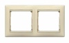 Рамка 2-я Valena Legrand (универсал) слоновая кость (774352)