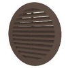 10 РКН Решетка вентиляционая (коричневая наружная d100)