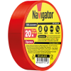 Изолента ПХВ Navigator красная 20м. (71104)