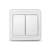 Выключатель 2-клав внутр. Валери UNIversal бел. (В0023) (10)