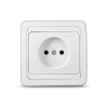 Розетка 1-м внутр. Валери UNIvers белая керамика (В0022)(10)