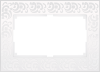 Рамка для двойной розетки Werkel WL05-Frame-01-DBL-white Flock (белый)